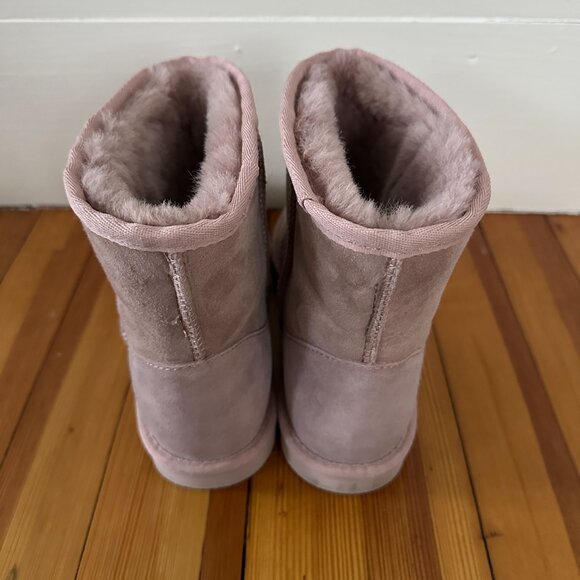 Real Shearling Australian Pink Mauve Boots, New, Size 9 - Picture 3 of 5